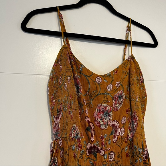 Patrons of Peace | Floral Mustard Jumpsuit - Picture 2 of 14